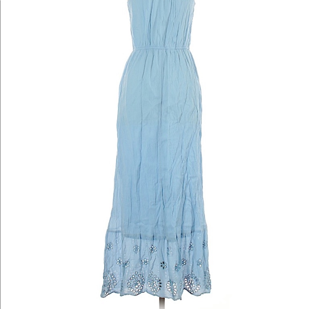 Old Navy Robin’s Egg Blue Maxi Dress Small - Picture 2 of 7